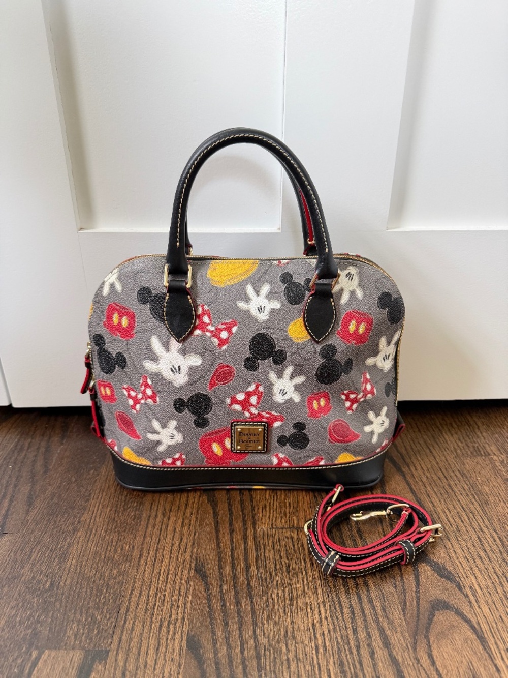 Disney Dooney & Bourke Best of Mickey (Mickey Parts) Satchel Bag | NWOT